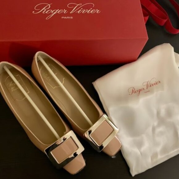 Roger Vivier Patent Leather Pump EU36/US6 Nude - Picture 3 of 11